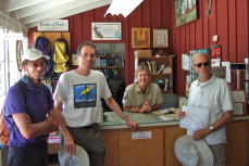 Photo at the Park HQ before the hike