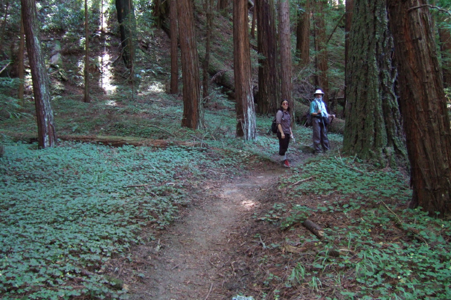 Stella and Frank on the Buckeye Trail