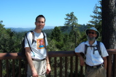 Bill and Frank on the Observation Deck