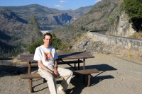 Bill at roadside rest area (4080ft)