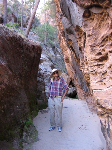 David at Hidden Canyon.