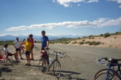 Bill at Wildrose Summit rest stop.