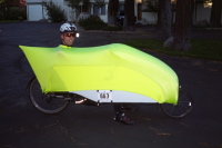 Bill departs on the High Sierra Fall Century