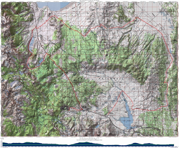 High Sierra Fall Century, Complete (unofficial) Route