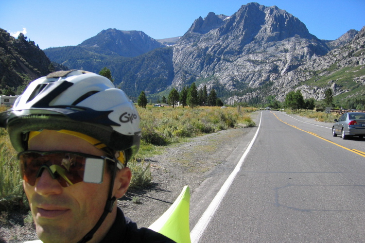 Bill on June Lake Loop near Rush Creek Trailhead (7220ft)