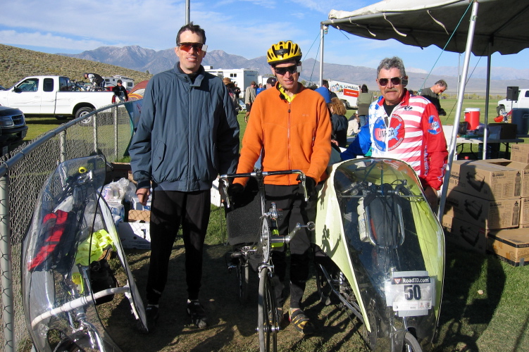 Bill, Zach, and Ron at the Whitmore Ball Field #1 (7015ft)