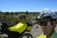 Zach and Bill climb to Sagehen Summit. (8000ft)