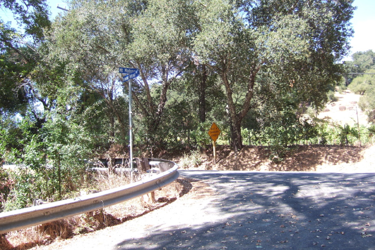Mt. Madonna Rd. (east) and Redwood Retreat Rd.