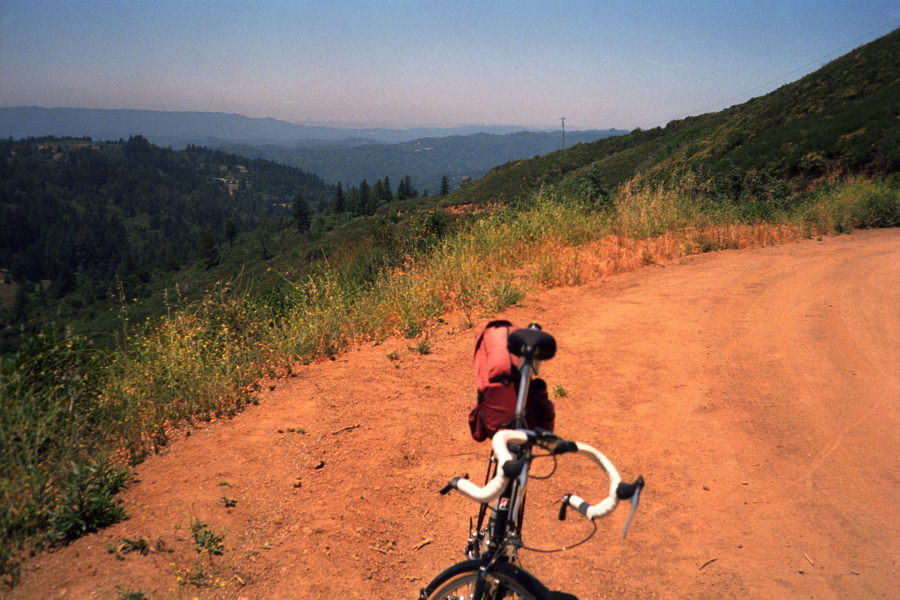 View toward Big Basin from Loma Prieta Ave.