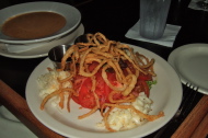 David's meal at Cafe Pesto