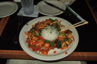 Bill's meal at Cafe Pesto