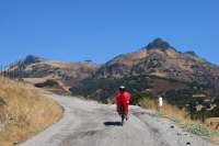Ron Bobb climbs Lone Tree Rd. (930ft)