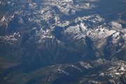 Twin Lakes and the mountains of Northern Yosemite