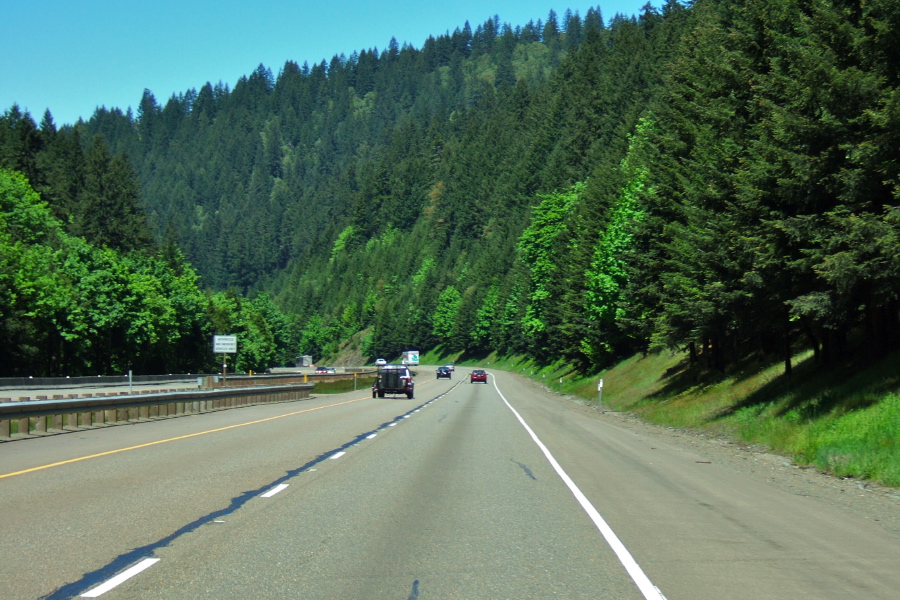 I-5 near Roseburg, OR.
