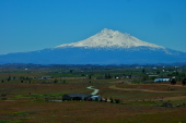 Mt. Shasta (14162ft) from Yreka, CA.