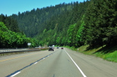 I-5 near Roseburg, OR.