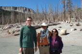 Bill, Frank, and Stella at Horseshoe Lake.