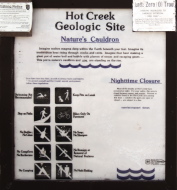 Sign at entrance trail