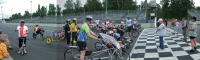 Road Race starting line.