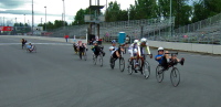 The lead group goes by again.