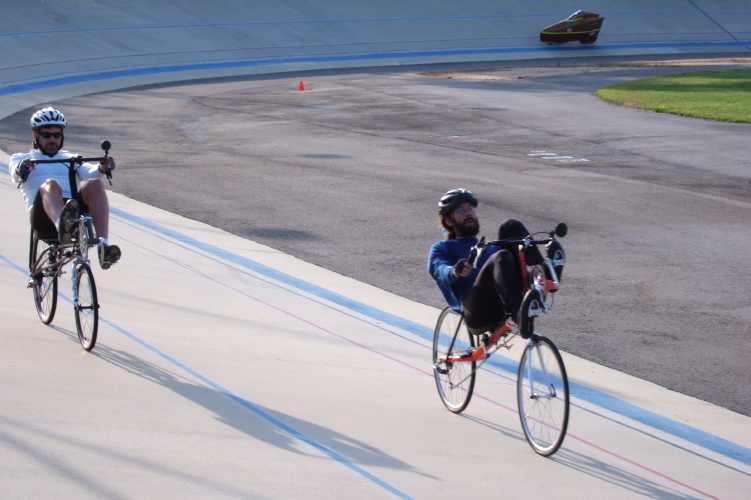 Two high racers and a streamliner.