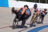 A sleeping Randy Gillett, Fred Markham, and Jim Kern.
