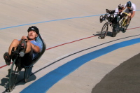 Jim Kern and Fred Markham chase Randy Gillett.