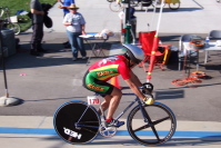 Rick Valbuena on his fixie.