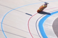 Fred Markham on his 200m sprint.