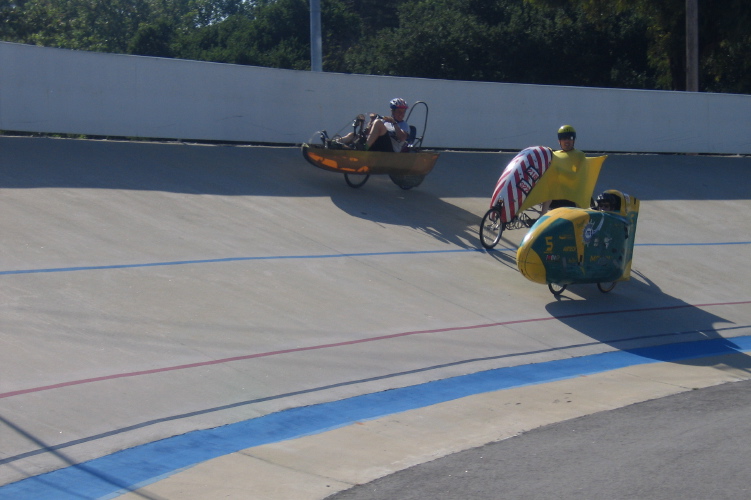 Not racing for the first lap.