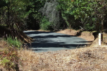 Passing by another corner of Bear Gulch Road