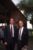 Bill and David at the end of the ceremony