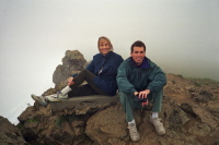 Kay and Bill on Hurricane Hill.
