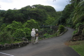 David and Kay on the short trail.