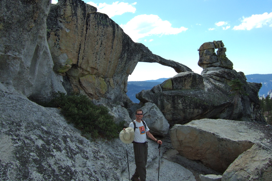 Bill at the backside of Indian Arch
