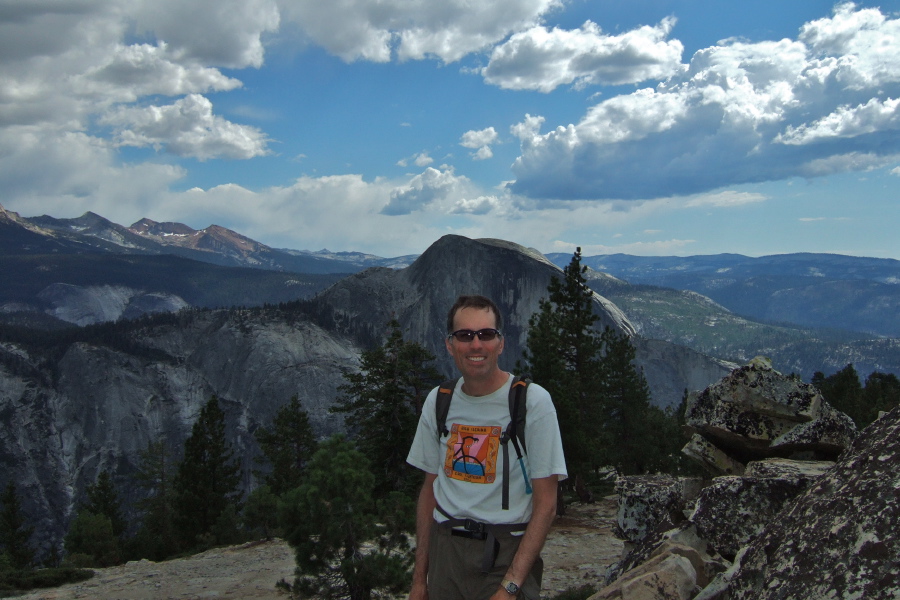 Bill at Indian Ridge viewpoint