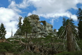 Indian Arch as seen from the trail