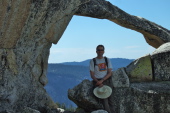 Bill inside Indian Arch