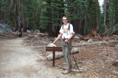 Bill at the next trail junction.