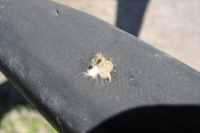 Blowout!  This one needed a boot.