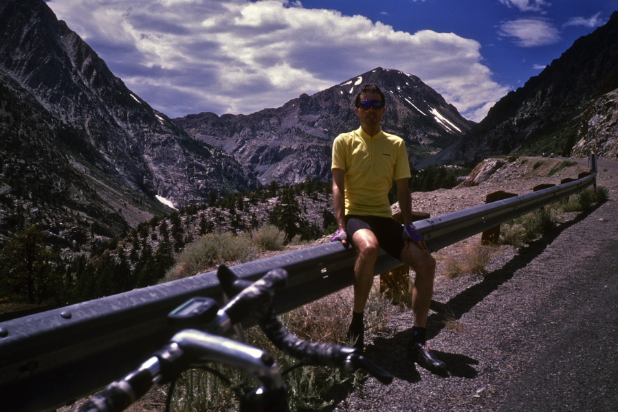 Bill at the bottom of the long grade.