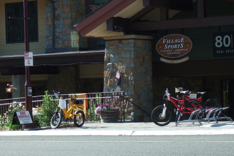 An A2B electric bike on display.