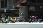 An A2B electric bike on display.