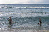 Laura and Kay venture out a little further.