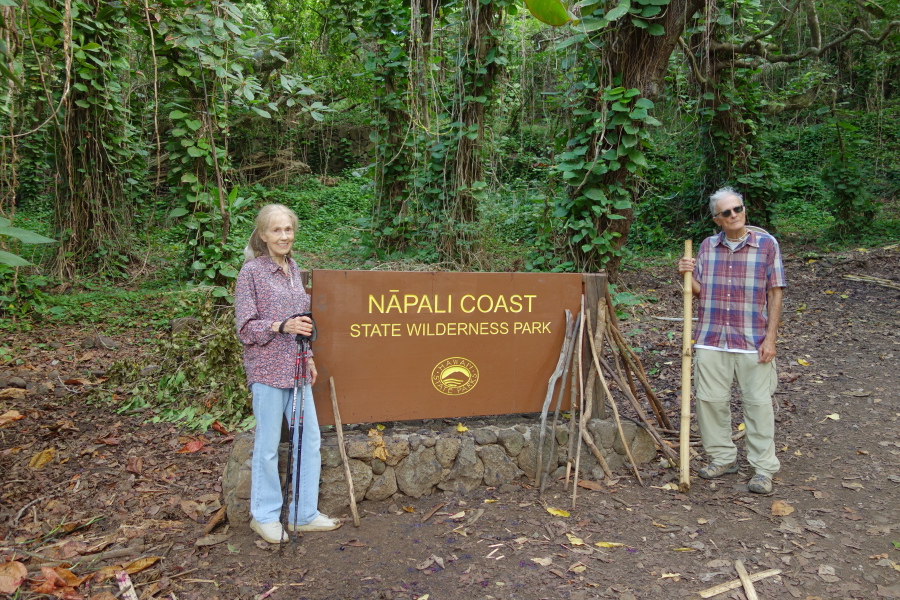 Kay and David at the trailhead