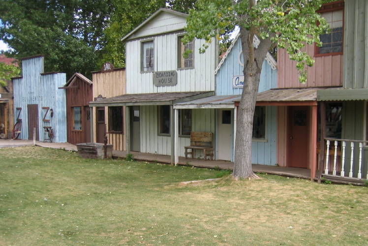 Stage sets at Frontiertown.