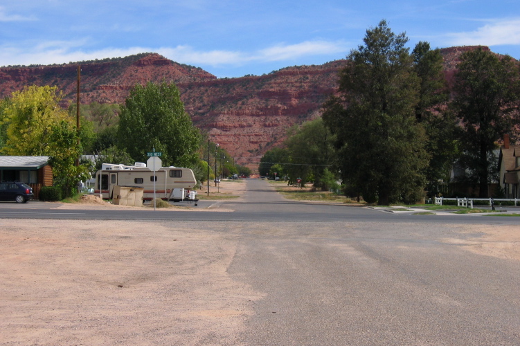 Neighborhood of Kanab, UT.