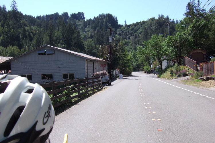 Leaving Cazadero.
