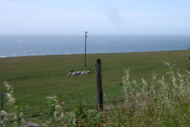 Whitecaps on the water.