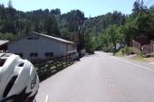 Leaving Cazadero.